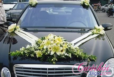trang trí xe hoa cưới
